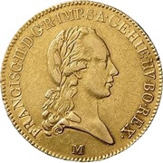 ½ Sovrano - Franz II obverse image