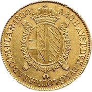 ½ Sovrano - Franz II, Italy, 1800 reverse image