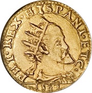 1 Doppia - Felipe II obverse image