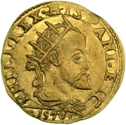 1 Doppia - Filippo II obverse image