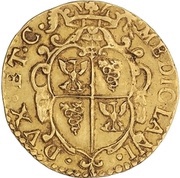 1 Doppia - Carlo II, Italy, 1676 reverse image
