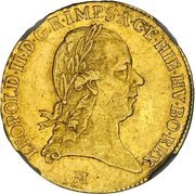 1 Sovrano - Leopold II obverse image