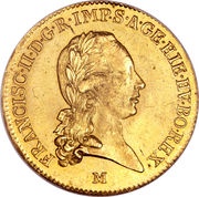 1 Sovrano - Franz II obverse image