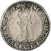1 Giulio - Ludovico II, Italy, 1550-1568 reverse image