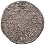 1 Testone - Alessandro I, Italy, 1617-1637 reverse image