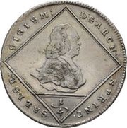 ¼ Thaler - Sigismund von Schrattenbach obverse image