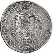 56 Bolognini - Alessandro I, Italy, 1618 reverse image