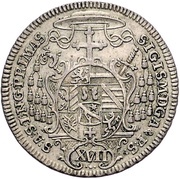17 Kreuzer - Sigismund von Schrattenbach obverse image