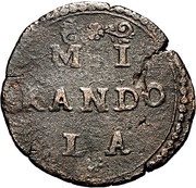 1 Quattrino - Alessandro I, Italy, 1602-1637 reverse image