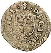 Bagattino /Shield - Ercole II Reggio Emilia, Italy, 1534-1559 reverse image
