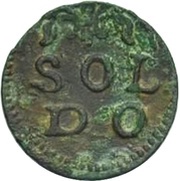 1 Soldo - Francesco III d'Este, Italy, 1737-1780 reverse image