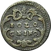 1 Bolognino - Francesco III d'Este, Italy, 1737-1780 reverse image