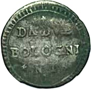 2 Bolognini - Ercole III d'Este, Italy, 1783-1784 reverse image