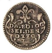 6 Bolognini 8 Denari - Francesco III D'Este, Italy, 1750-1751 reverse image