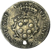 6 Bolognini - Cesare d Este, Italy, 1598-1615 reverse image