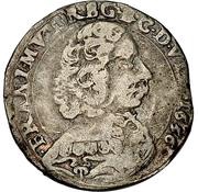½ Lira - Francesco I obverse image