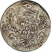 ½ Lira - Francesco I, Italy, 1646-1657 reverse image