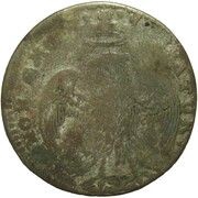 ½ Lira - Francesco III d'Este, Italy, 1738 reverse image