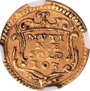 Scudino d'Oro of 103 Soldi - Francesco I obverse image