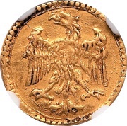 Scudino d'Oro of 103 Soldi - Francesco I, Italy, 1629-1658 reverse image