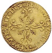 1 Scudo d'Oro - Ercole II, Italy, 1534-1559 reverse image