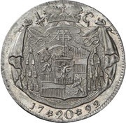 20 Kreuzers - Hieronymus von Colloredo, Austria, 1787-1803 reverse image