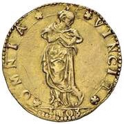 1 Doppia - Cesare d Este, Italy, 1605-1609 reverse image
