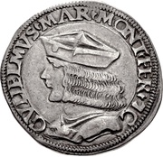 1 Testone - Guglielmo VII obverse image
