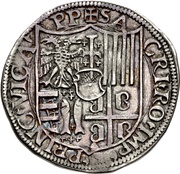 1 Testone - Guglielmo VII, Italy, 1494-1518 reverse image