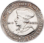 ½ Guldiner - Matthaüs Lang von Wellenburg obverse image
