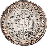 ½ Guldiner - Matthaüs Lang von Wellenburg, Austria, 1522 reverse image
