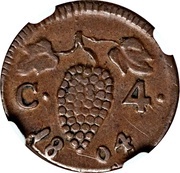 4 Cavalli - Ferdinando IV, Italy, 1804 reverse image
