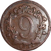 9 Cavalli, Italy, 1756-1757 reverse image