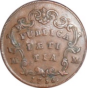 3 Tornesi - Carlo, Italy, 1750-1757 reverse image