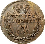 3 Tornesi - Ferdinando IV, Italy, 1788-1793 reverse image
