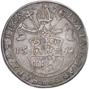 ½ Guldentaler - 30 Kreuzer Johann Jakob Khuen von Belasi Maximilian obverse image
