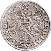 ½ Guldentaler - 30 Kreuzer - Johann Jakob Khuen von Belasi Rudolf, Austria, 1576-1579 reverse image
