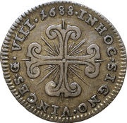 8 Grana - Carlo II reverse image