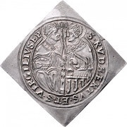 ½ Thaler - Georg von Kuenburg, Austria, 1586 reverse image