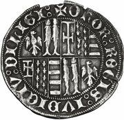 1 Carlino - René I the Good reverse image