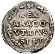 1 Carlino - Carlo V, Italy, 1528-1546 reverse image