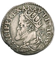 Carlino - Filippo II obverse image