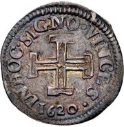1 Carlino - Phillip III, Italy, 1620-1621 reverse image