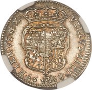 1 Carlino - Carlo II reverse image