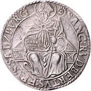 ½ Thaler - Wolf Dietrich von Raitenau, Austria, 1587-1612 reverse image