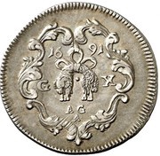 1 Carlino - Carlos II, Italy, 1691-1700 reverse image