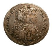 1 Carlino - Carlo VI and Elisabetta obverse image