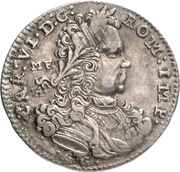 1 Carlino - Carlo VI obverse image
