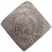 ½ Thaler - Wolf Dietrich von Raitenau, Austria, 1587-1612 reverse image