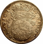 1 Tari - Carlo II, Italy, 1682-1687 reverse image
